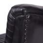 Trinity Charcoal Leather Occasional Chair by Libra | Style Our Home