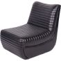 Trinity Charcoal Leather Occasional Chair by Libra | Style Our Home