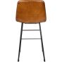Robinson Brown Leather Bar Stool (a pair) by Libra | Style Our Home