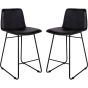 Robinson Leather Bar Stools (a pair) by Libra | Style Our Home