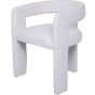 Ivory Fully Upholstered Slub Chair by Libra | Style Our Home