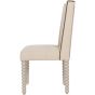 Barnabus Upholstered Dining Chair Ivory by Libra Designs | Style Our Home
