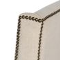 Barnabus Upholstered Dining Chair Ivory by Libra Designs | Style Our Home
