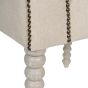 Barnabus Upholstered Dining Chair Ivory by Libra Designs | Style Our Home
