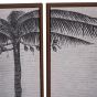 Palm Set of Four Framed Canvas by Libra Designs | Style Our Home