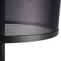 Storm Mesh Black Floor  Lamp with Shade by Libra Designs | Style Our Home
