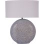 Lugo Ceramic Table Lamp Grey by Libra Designs | Style Our Home