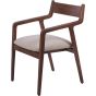 Monty Wooden Upholstered Dining Chair in Beige by Ora Designs | Style Our Home