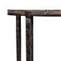 Leo Forest Brown Marble Side Table