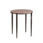 Leto Forest Brown Marble Side Table by Ora Designs | Style Our Home