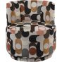 Portico Belgian Velvet Swivel Chair