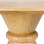 Caldera Round Wooden Dining Table on Pedestal Base 150cm Diameter