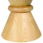 Caldera Round Wooden Dining Table on Pedestal Base 150cm Diameter