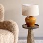 Aubrey Terracotta Ceramic Lamp With Hessian Shade Large E27 60W by Ora Designs | Style Our Home