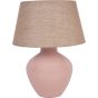 Aubrey Dusky Pink Ceramic Table Lamp Small E27 60W by Ora Designs | Style Our Home