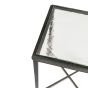 Stella Square Glass Top Side Table