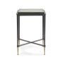 Stellan Square Glass Top Side Table by Ora Designs | Style Our Home