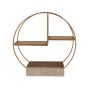 Belvet Aged Gold Multi Tier Buffet Stand Small by Ora Designs | Style Our Home