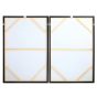 Hand Brushstrokes Taupe Set of 2 Framed Canvas Wall Art 160x120cm