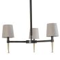 Stella 3 Light Pendant with Shades