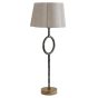 Rutland Table Lamp with Plain Linen Shade