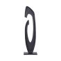 Axis Black Aluminium Sculpture 117cm