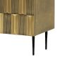 Verano Brass 2 Door Cabinet