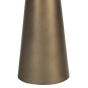 Southbourne Smoked Gold Floor Hurricane 80cm