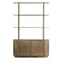 Belvet Royal Gold Shelving Unit With Storage by Ora Designs | Style Our Home