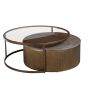 Belvet Royal Gold Set of 2 Nesting Coffee Tables by Ora Designs | Style Our Home