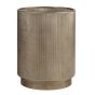 Belvedere Aged Gold Set of 3 Floor Planters