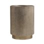 Belvedere Aged Gold Set of 3 Floor Planters
