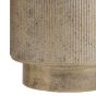 Belvedere Aged Gold Set of 3 Floor Planters