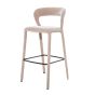Cruzon Upholstered Bar Stool Taupe by Ora Designs | Style Our Home