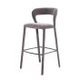 Cruzon Upholstered Bar Stool Grey by Ora Designs | Style Our Home