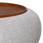 Gensen Ottoman in Oatmeal Large 100cm