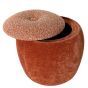 Clemance Storage Stool Terracotta