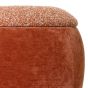 Clemance Storage Stool Terracotta