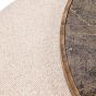 Atlas Coffee Table & Knotted Pouffe