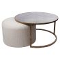 Atlan Coffee Table & Knotted Pouffe by Ora Designs | Style Our Home