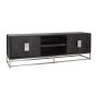 Blackbone Silver 4 Door TV-Unit - Style Our Home