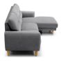 Juniplin Corner Sofa Grey