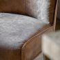 Tarnaro Bar Stool Brown Leather (2pk)