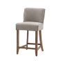 Tarnaro Bar Stool Grey Linen (2pk)