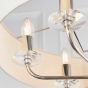 Nixano 6 Pendant Light Bright Nickel