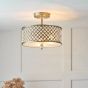 Hudsono Ceiling Lamp Antique Brass