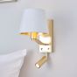 Harveyano Wall Light Brushed Gold by Gallary Living | Style Our Home