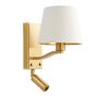 Harveyano Wall Light Brushed Gold