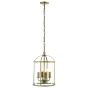 Lambano 4 Pendant Light Antique Brass