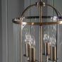 Lambano 4 Pendant Light Antique Brass